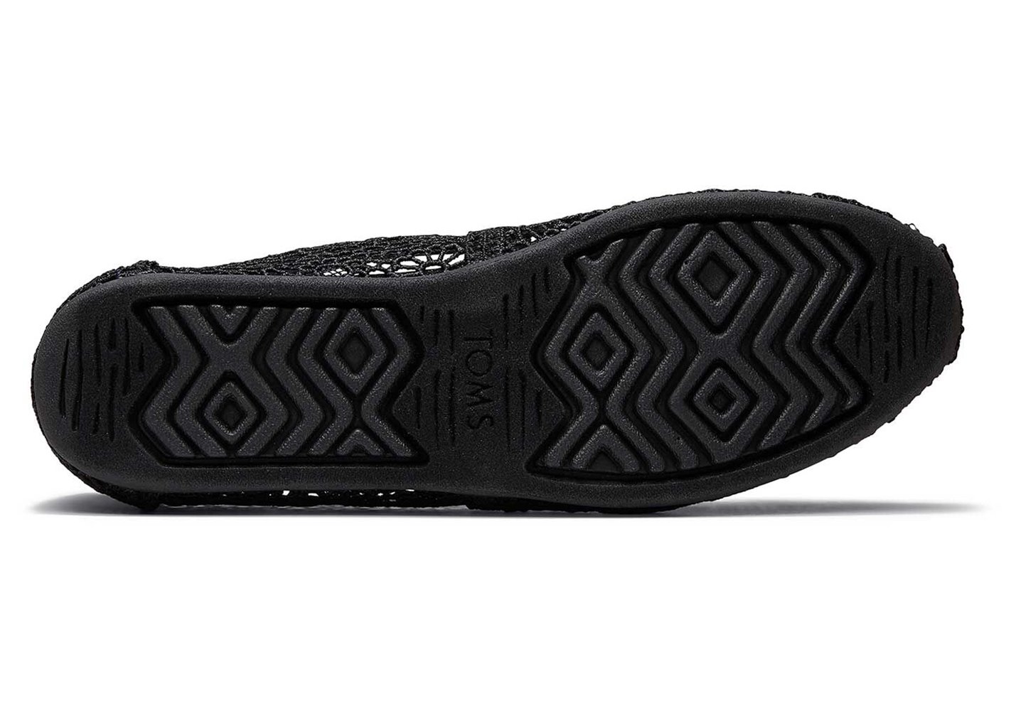 Toms Alpargata Moroccan Crochet Espadrille Black - Womens - 53841-NIRA